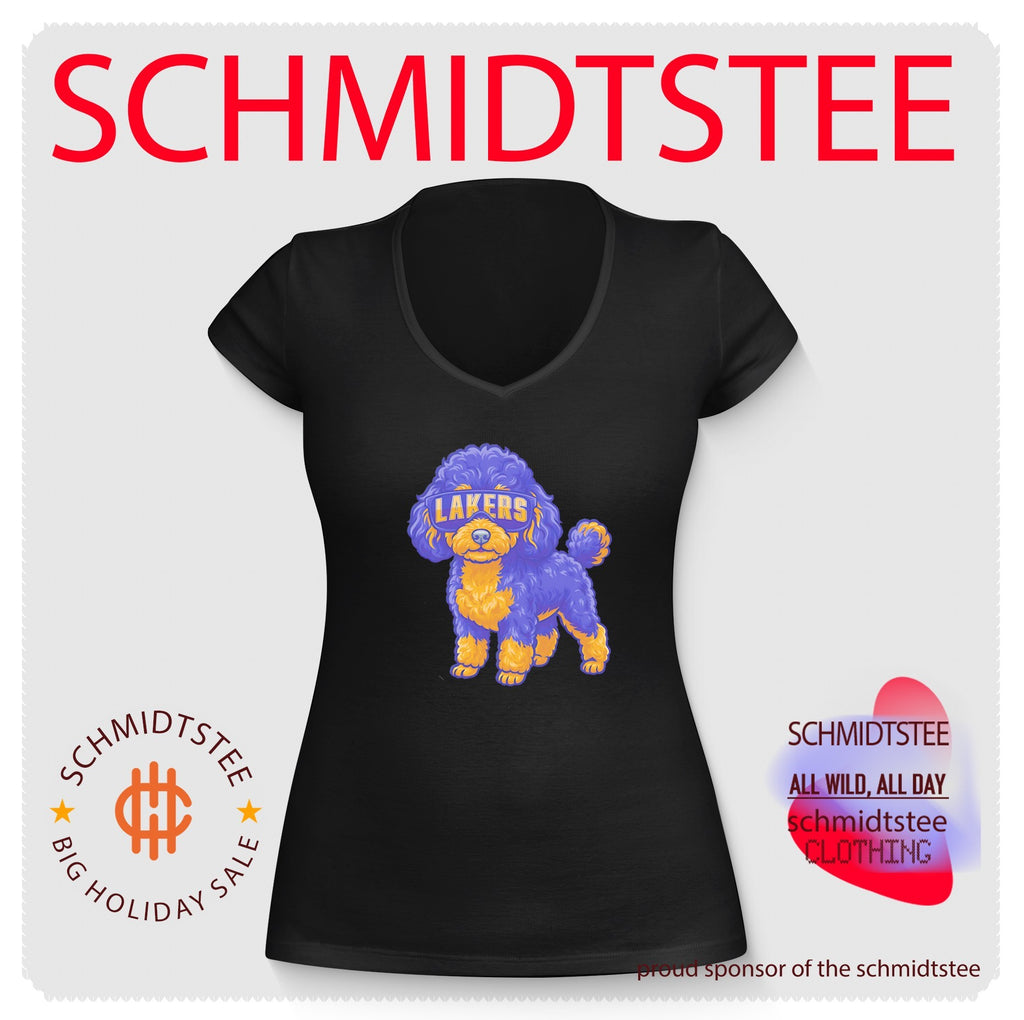 Los Angeles Lakers Teacup Poodle cartoon shirt