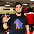 Los Angeles Lakers Teacup Poodle cartoon shirt