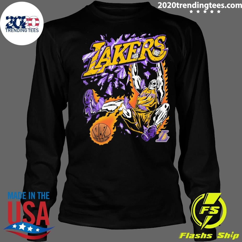 Los Angeles Lakers Warren Lotas Slam Dunk Shirt