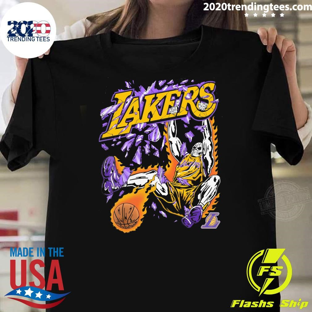 Los Angeles Lakers Warren Lotas Slam Dunk Shirt
