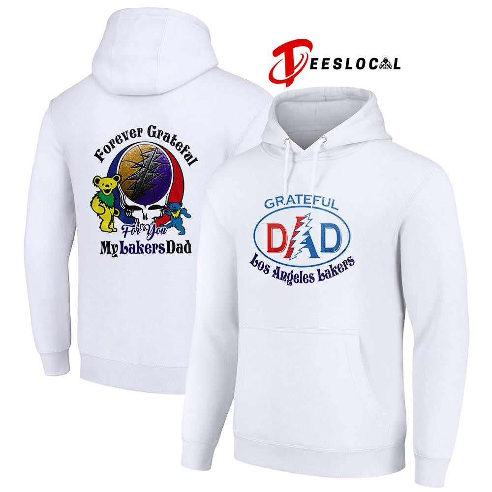 Los Angeles Lakers x Grateful Dead Father Day forever Grateful logo shirt