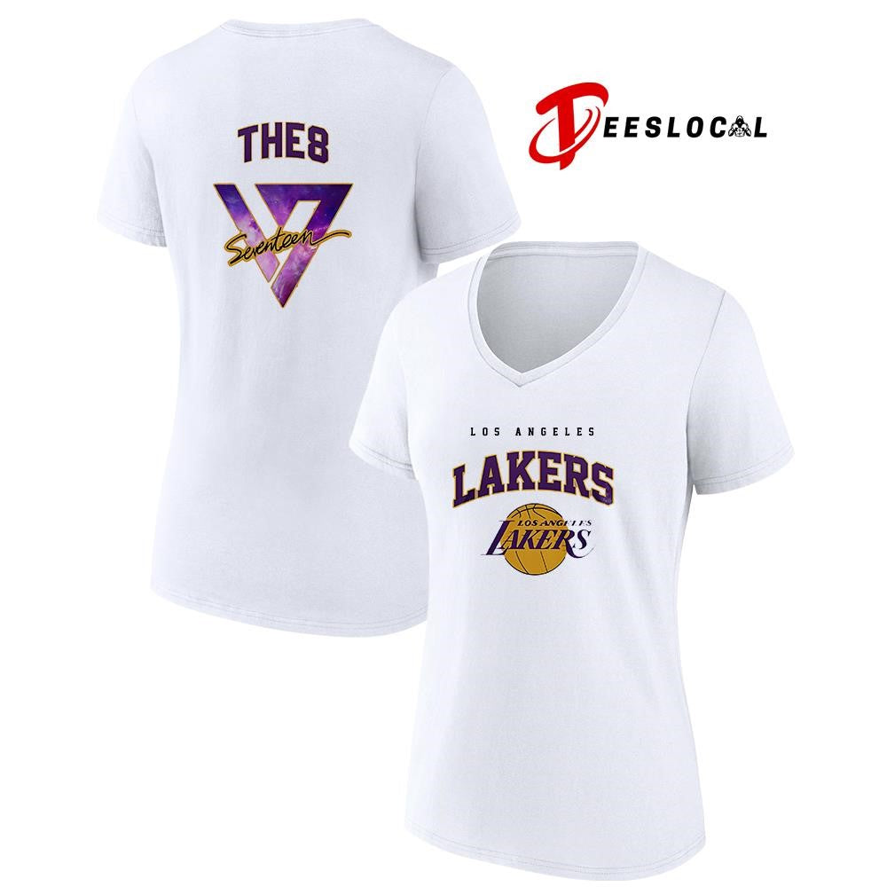 Los Angeles Lakers x Seventeen The 8 world tour shirt