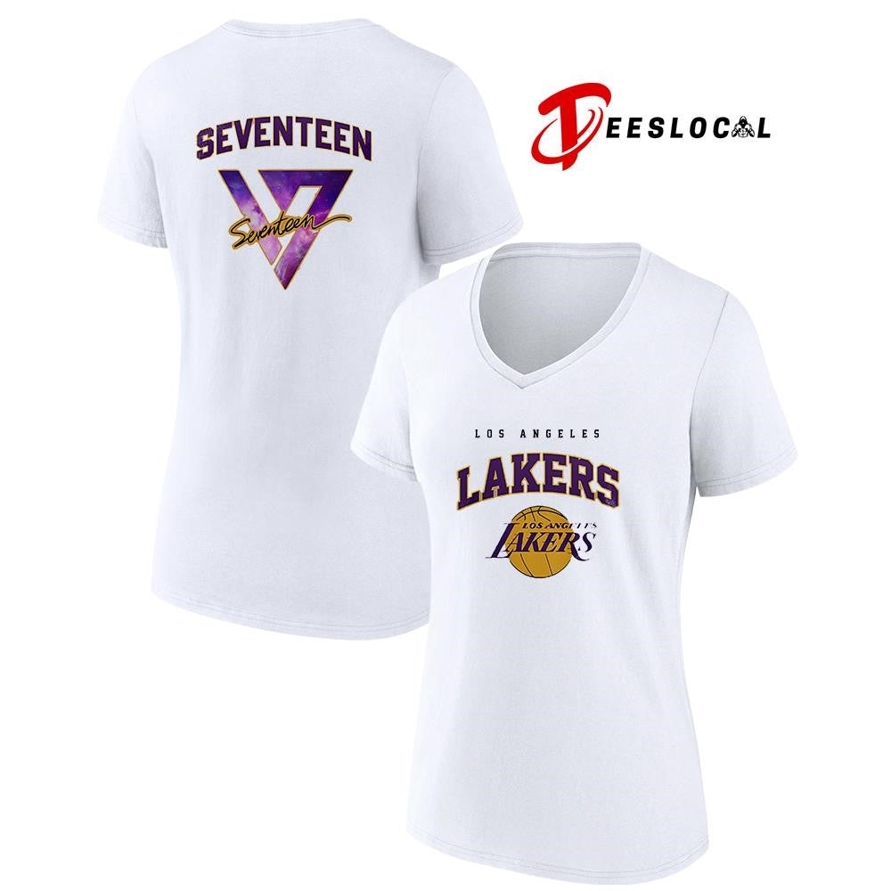 Los Angeles Lakers x Seventeen world tour shirt