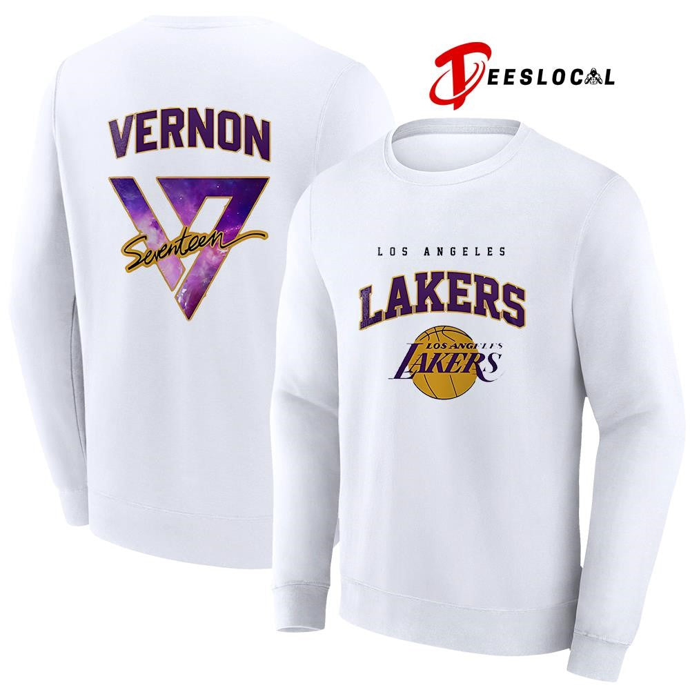 Los Angeles Lakers x Seventeen world tour Vernon shirt