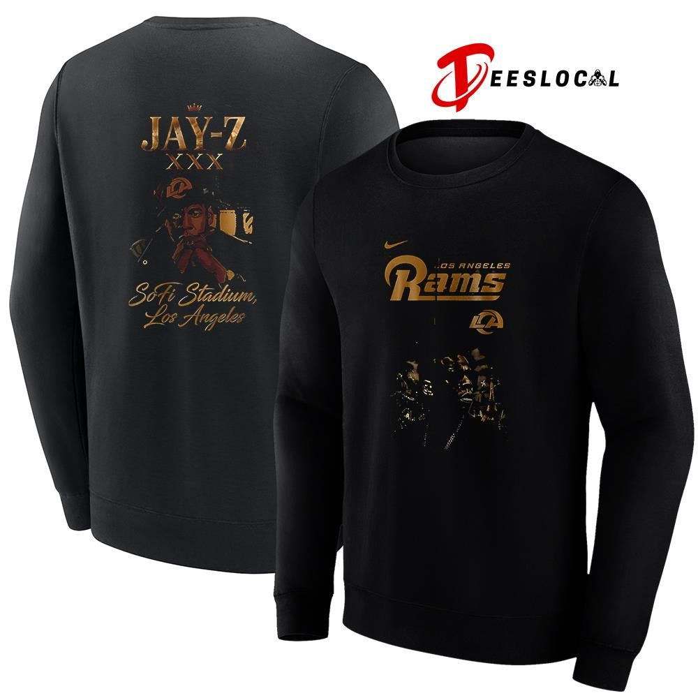 Los Angeles Ram x JAY Z XXX Sofi stadium graphic shirt