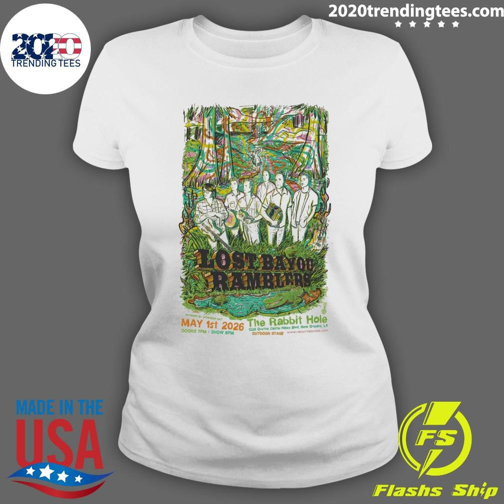 Lost Bayou Ramblers New Orleans LA May 1st 2026 Shirt