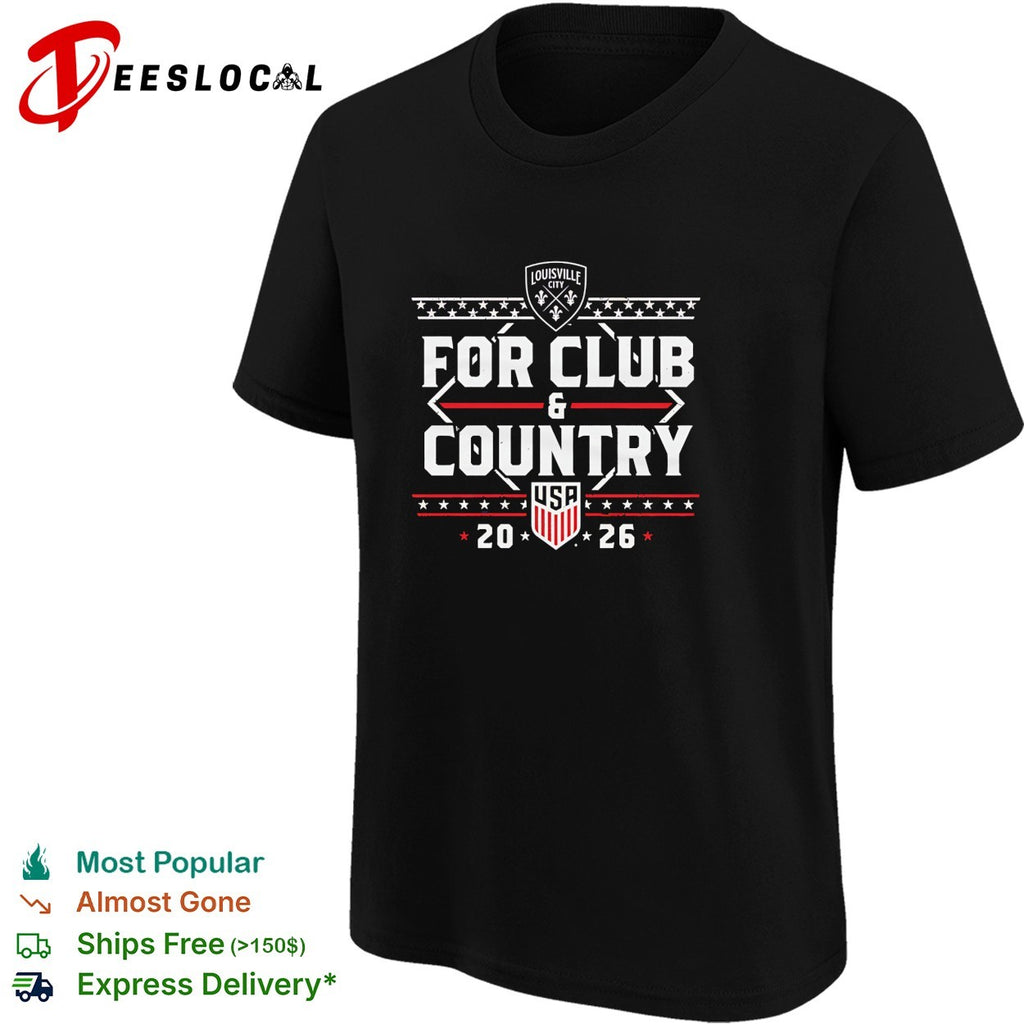 Louisville City FC for club and country USA 2026 soccer shirt