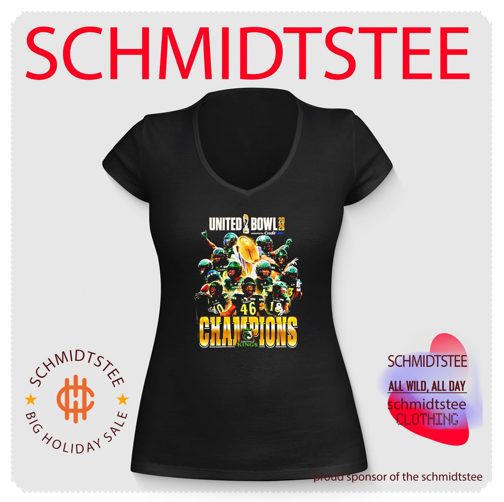 Louisville Kings 2026 United Bowl Champions player collage shirt