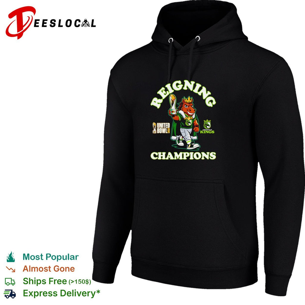 Louisville Kings Reigning Champions United Bowl 2026 UFL Mascot Football Shirt
