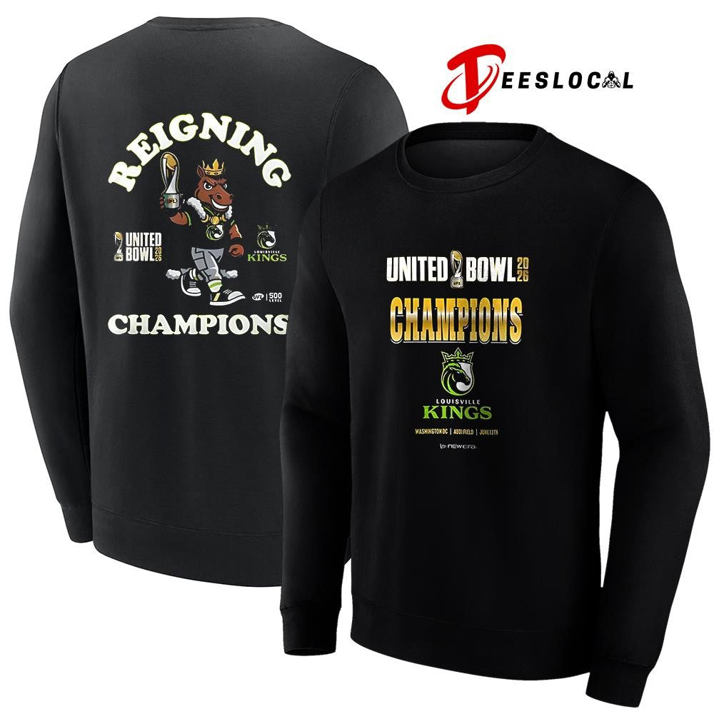 Louisville Kings UFL Champions United Bowl mascot shirt