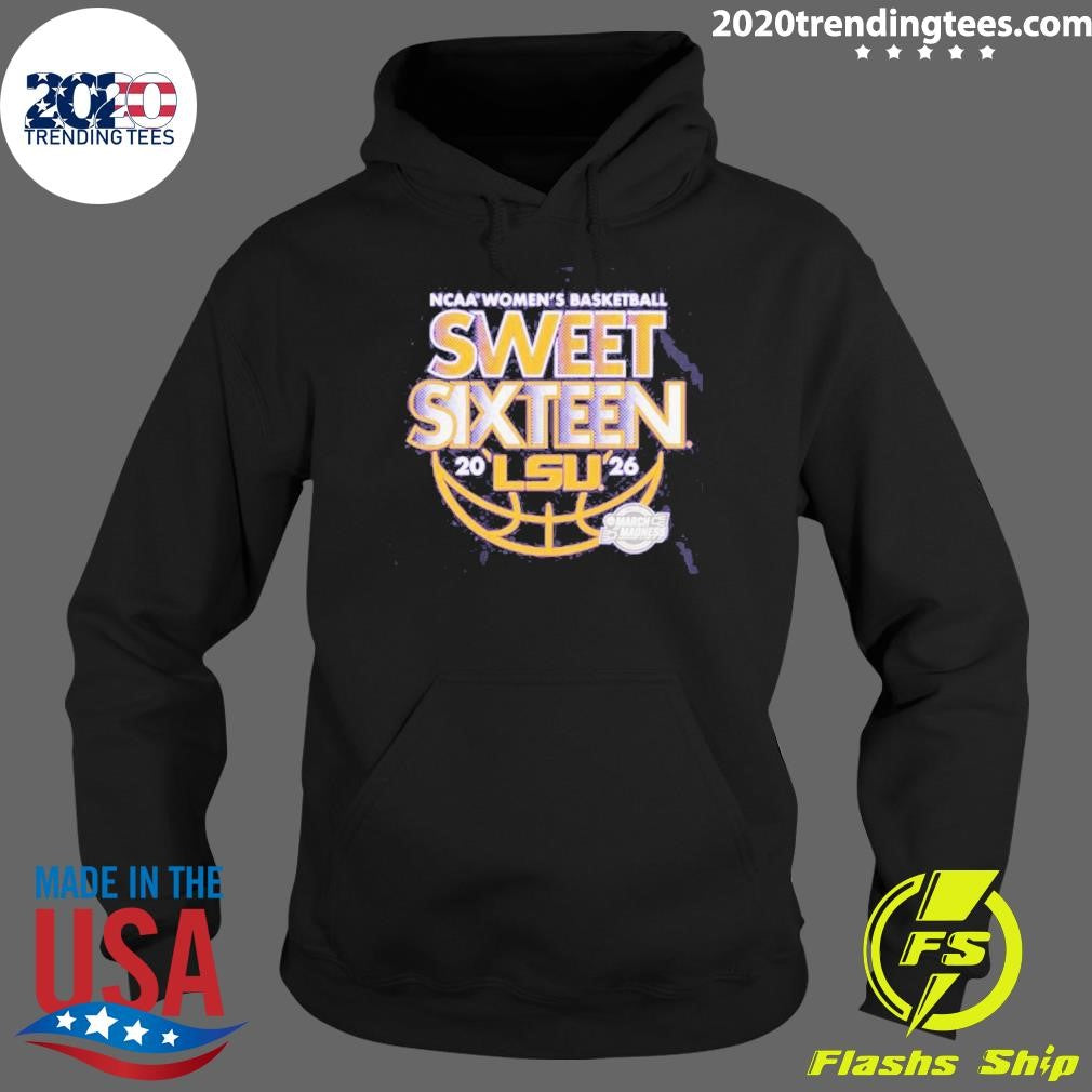 Lsu Women’s Basketball 2026 Ncaa March Madness Sweet Sixteen Shirt