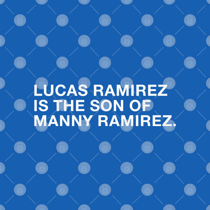 Lucas Ramirez Is The Son Of Manny Ramirez Shirt