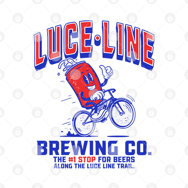 Luce Line Brewing Co The 1 Stop For Beers Along The Luce Line Trail Shirt