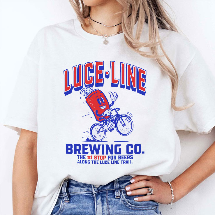 Luce Line Brewing Co The 1 Stop For Beers Along The Luce Line Trail Shirt