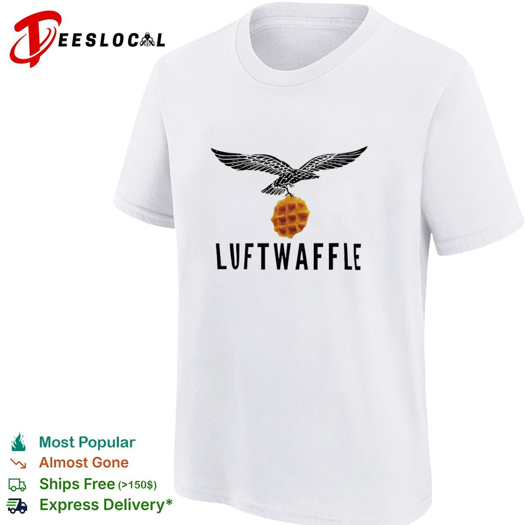 Luftwaffle Eagle Carrying Waffle World War shirt