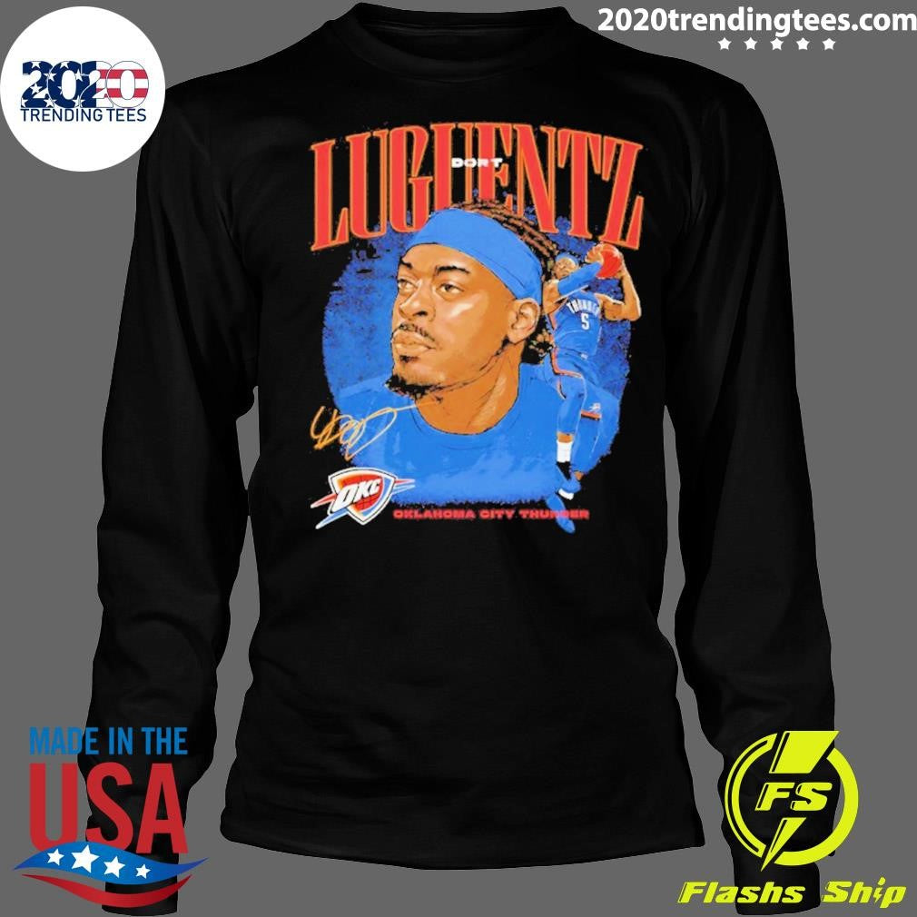Luguentz Dort Dual Graphic Oklahoma City Thunder Shirt