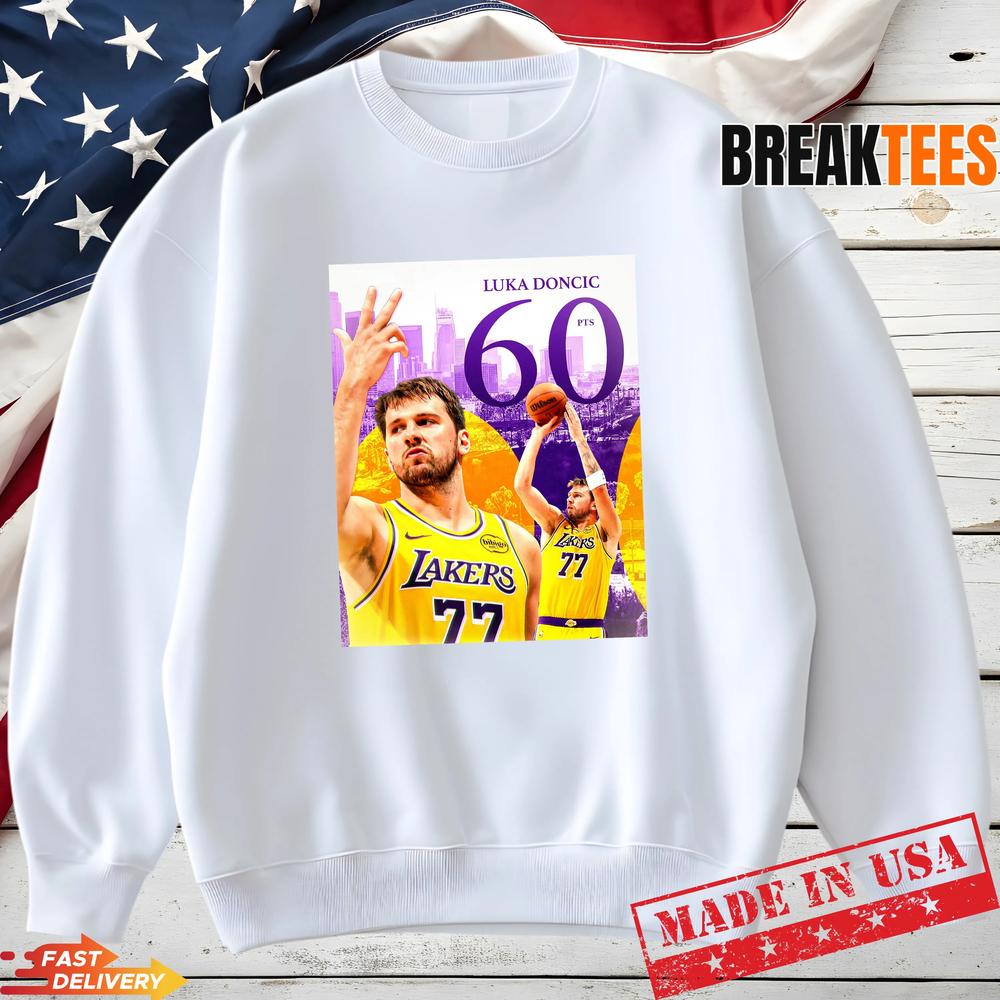 Luka Doncic 60 Points Lakers Basketball T-Shirt