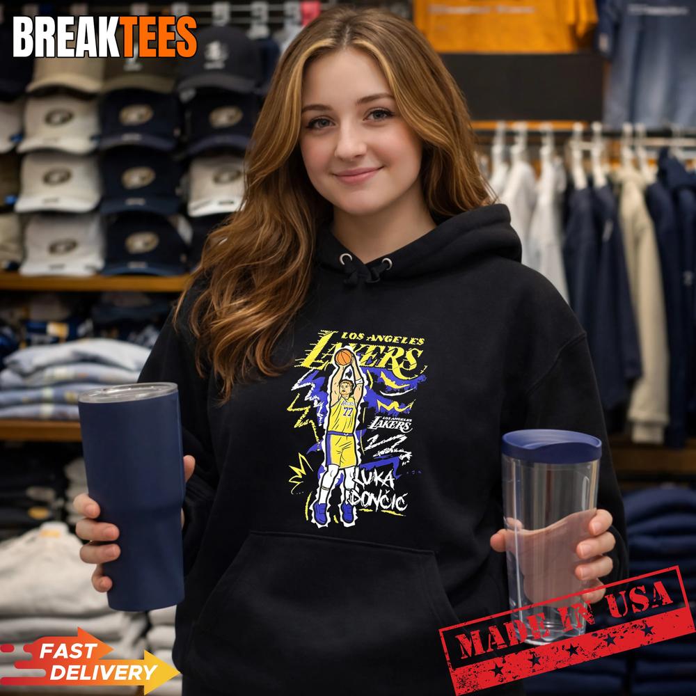Luka Doncic Chalked Up Los Angeles Lakers NBA 2026 T-Shirt