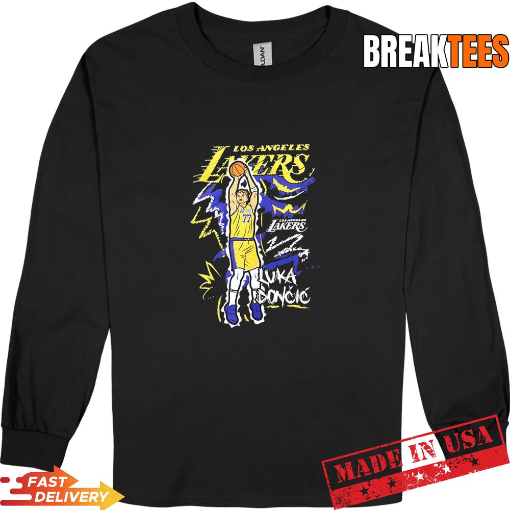 Luka Doncic Chalked Up Los Angeles Lakers NBA 2026 T-Shirt