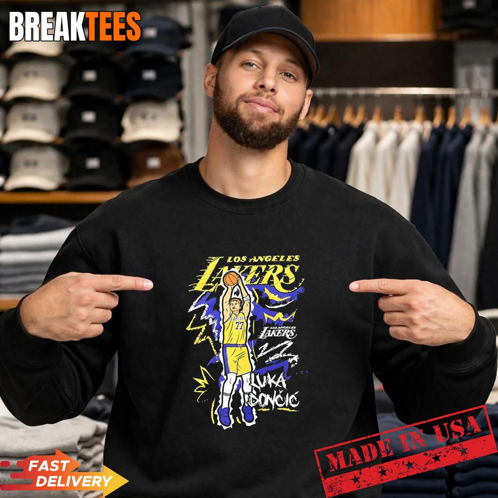Luka Doncic Chalked Up Los Angeles Lakers NBA 2026 T-Shirt