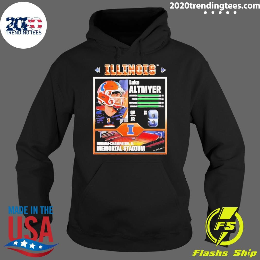 Luke Altmyer Video Game Urbana-champaign Illinois Fighting Illini Shirt