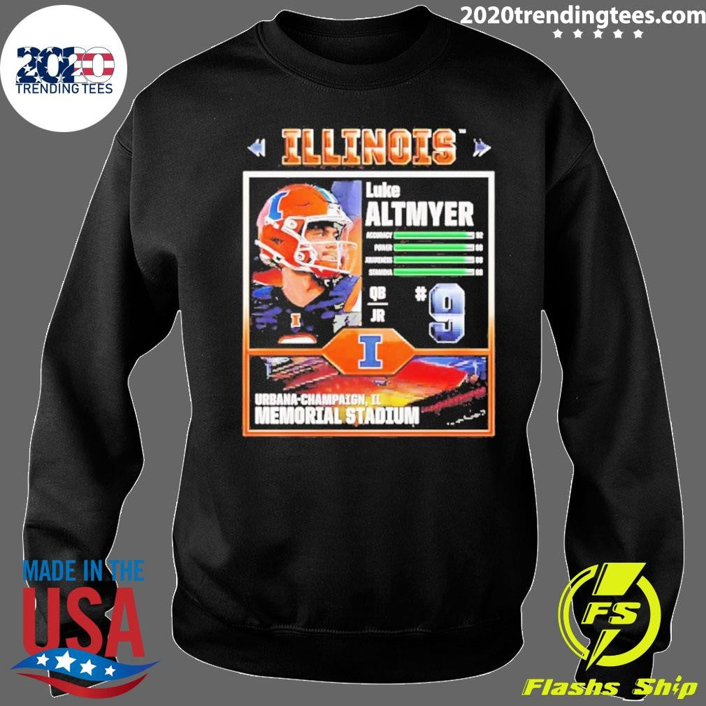 Luke Altmyer Video Game Urbana-champaign Illinois Fighting Illini Shirt