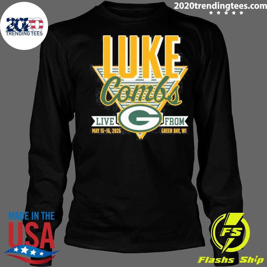 Luke Combs Green Bay May 15-16, 2026 Wisconsin Event Crewneck Shirt