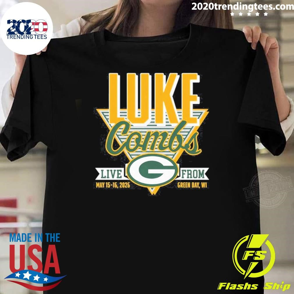 Luke Combs Green Bay May 15-16, 2026 Wisconsin Event Crewneck Shirt