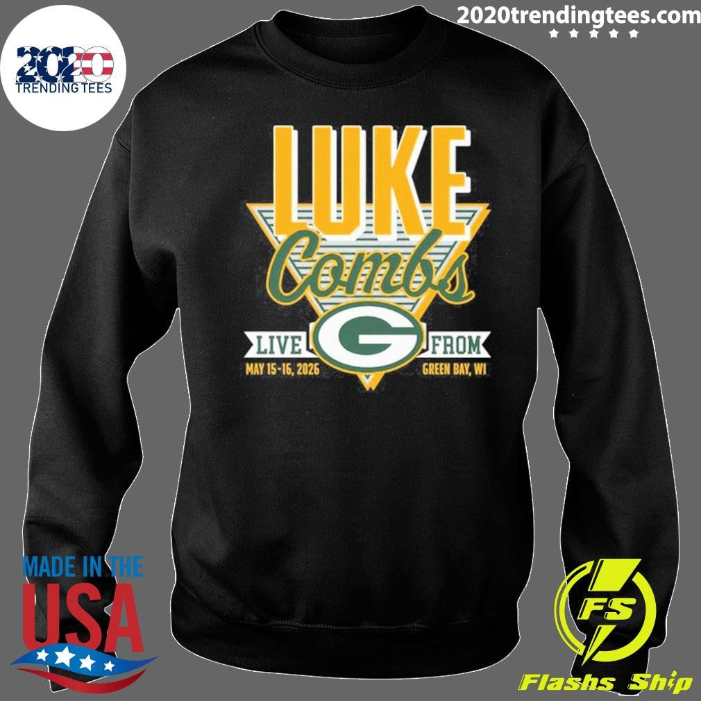 Luke Combs Green Bay May 15-16, 2026 Wisconsin Event Crewneck Shirt