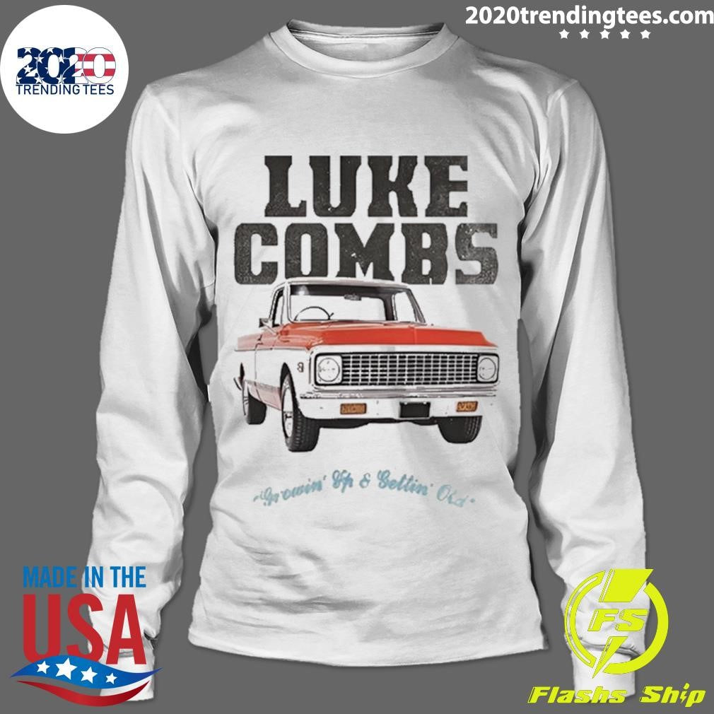 Luke Combs Truck Growin’ Up and Gettin’ Old Photo Tee Shirt