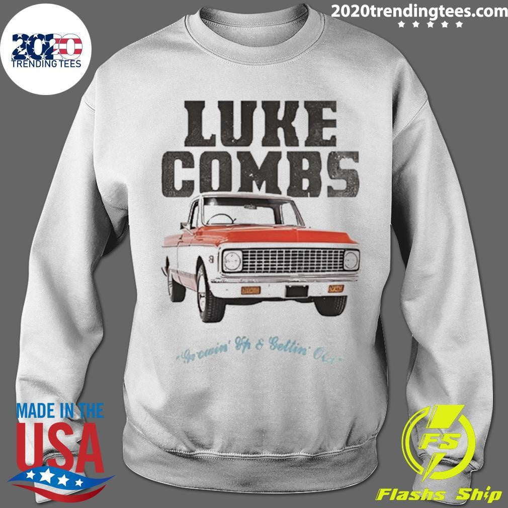 Luke Combs Truck Growin’ Up and Gettin’ Old Photo Tee Shirt