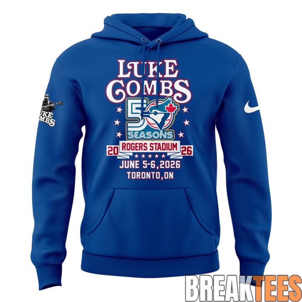 Luke Combs x Toronto Blue Jays 50th Anniversary – My Kinda Saturday Night Tour 2026 Hoodie