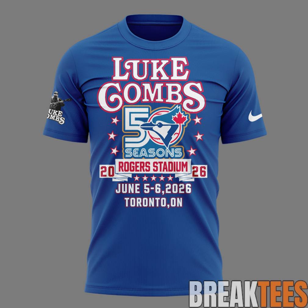 Luke Combs x Toronto Blue Jays 50th Anniversary – My Kinda Saturday Night Tour 2026 Shirt