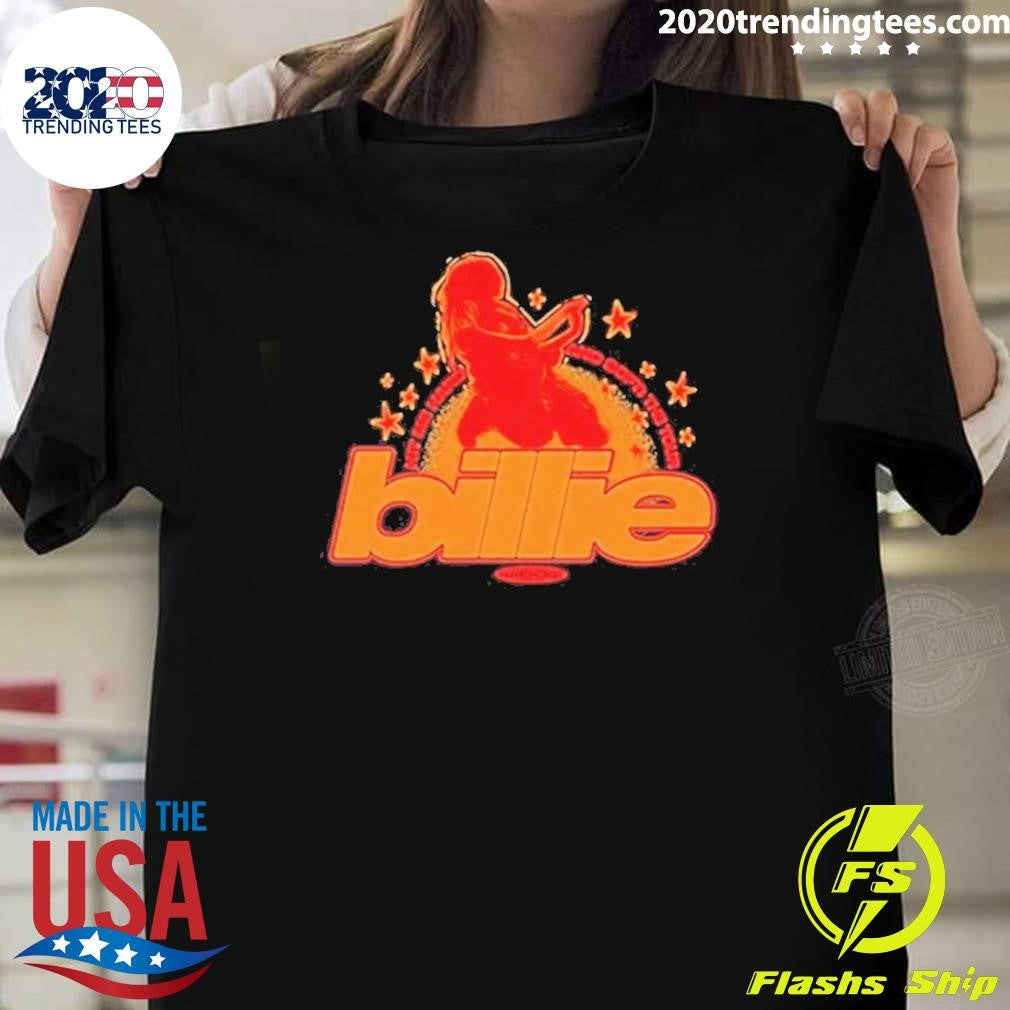 Billie Hit Me Hard and Soft The Tour Guitar Riff Ringer Shirt