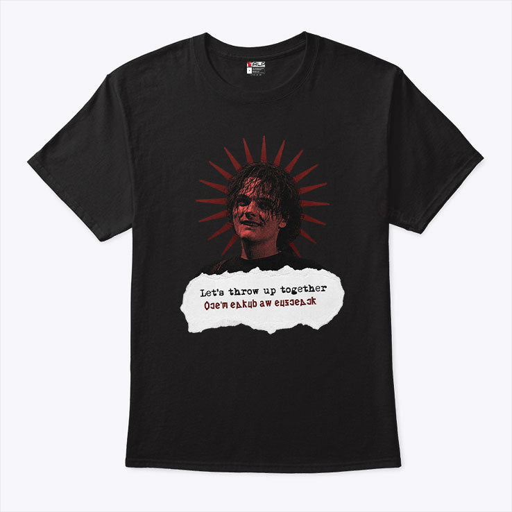 MCR Gerard Way Let’s Throw Up Together One Last Time T Shirt