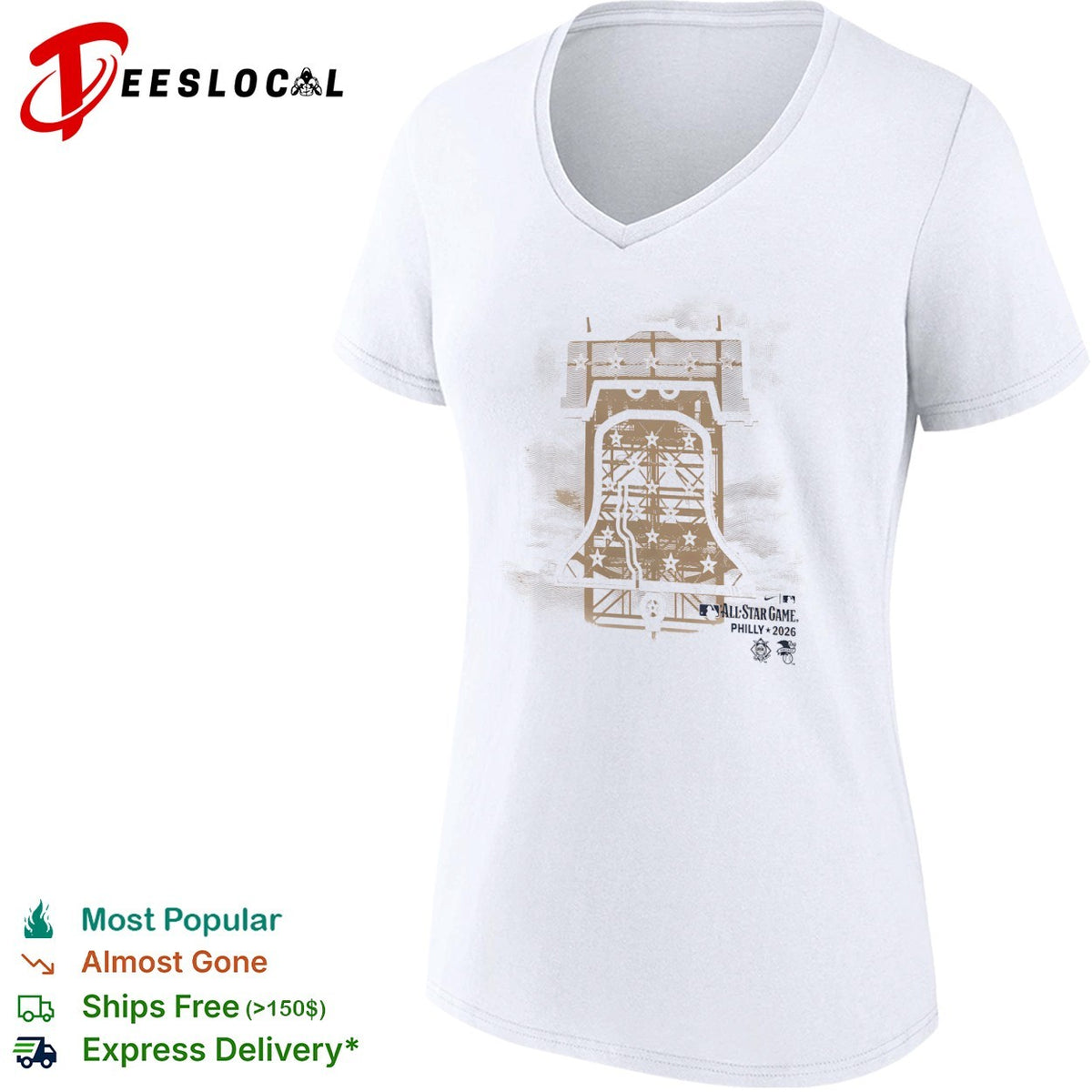 MLB All Star Game Philly 2026 Liberty Bell Philadelphia Baseball Event shirt