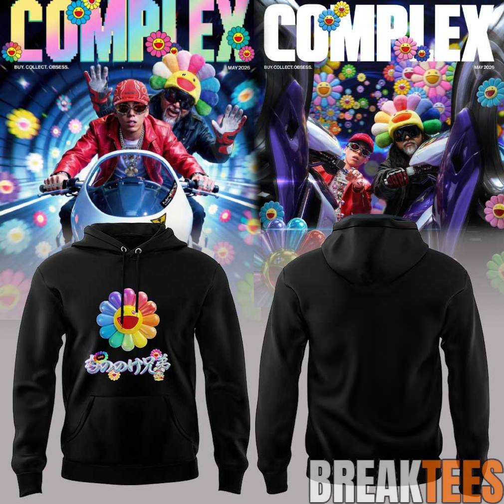 MNNK Bro. x Takashi Murakami x JP THE WAVY Hoodie
