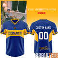 Mac Demarco 2026 World Tour Custom Football Jersey