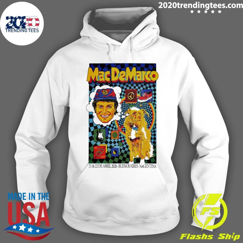 Mac Demarco Buenos Aires Argentina April 21 and 22, 2026 Shirt