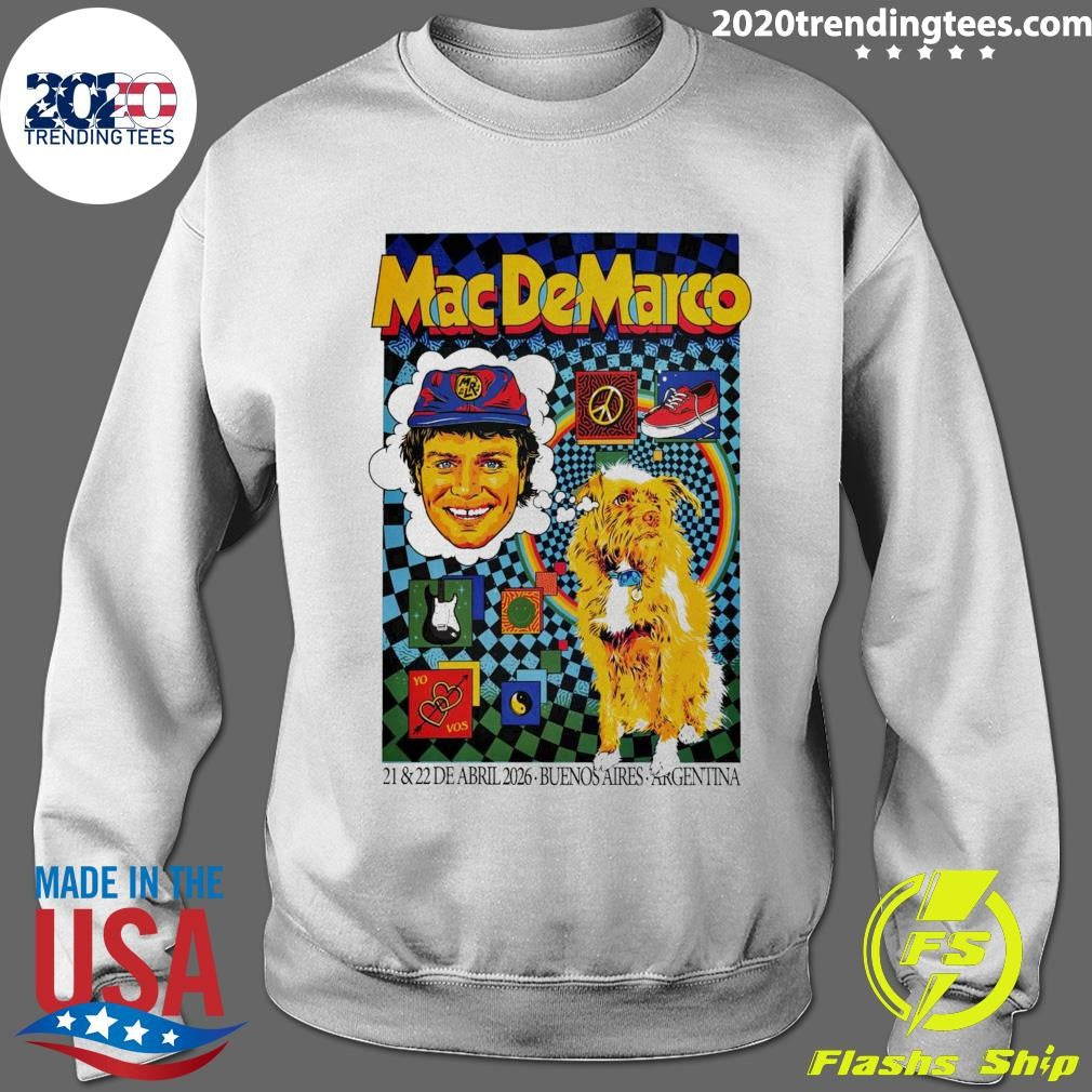 Mac Demarco Buenos Aires Argentina April 21 and 22, 2026 Shirt