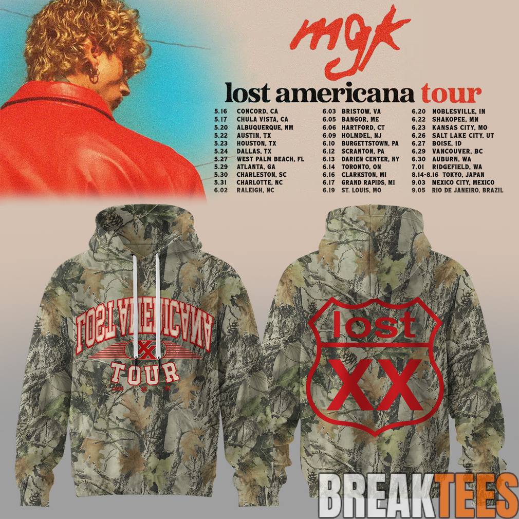 Machine Gun Kelly Lost Americana Tour 2026 Special Hoodie