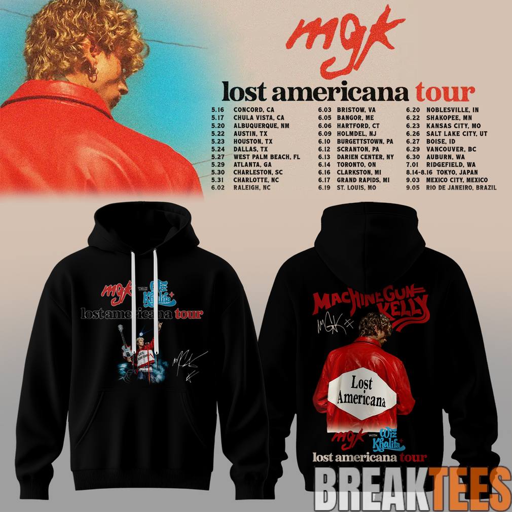Machine Gun Kelly Lost Americana Tour 2026 Special Hoodie
