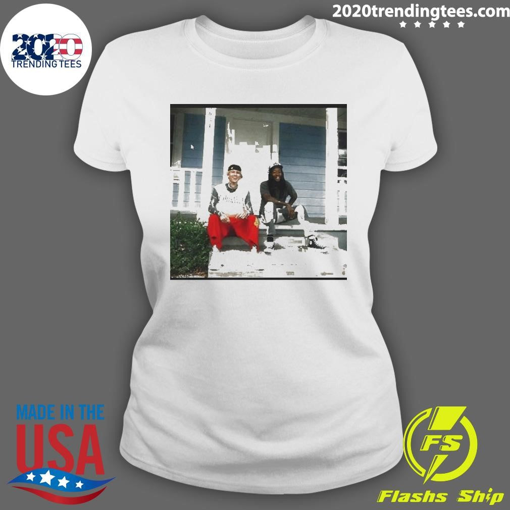 Machine Gun Kelly Mgk X Wiz Khalifa Blog Era Boyz Mixtape Cover Shirt