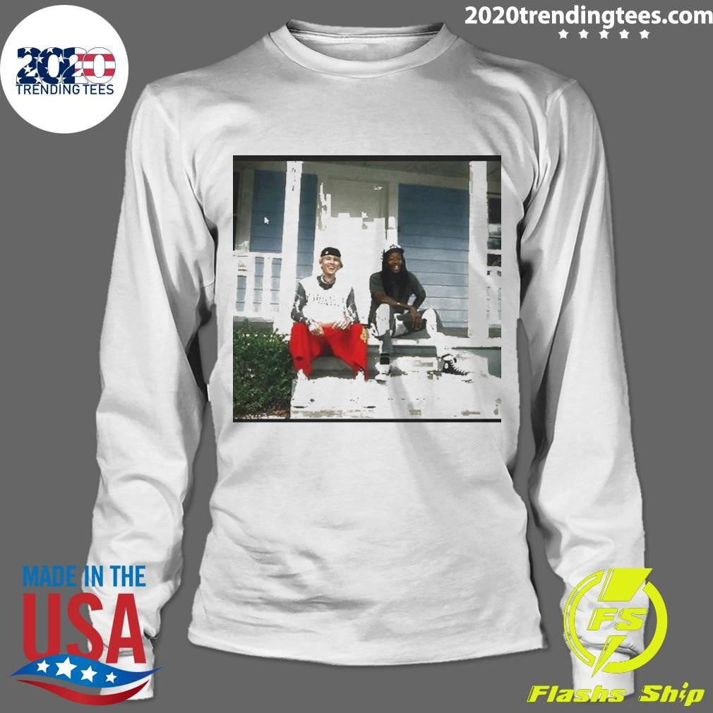 Machine Gun Kelly Mgk X Wiz Khalifa Blog Era Boyz Mixtape Cover Shirt