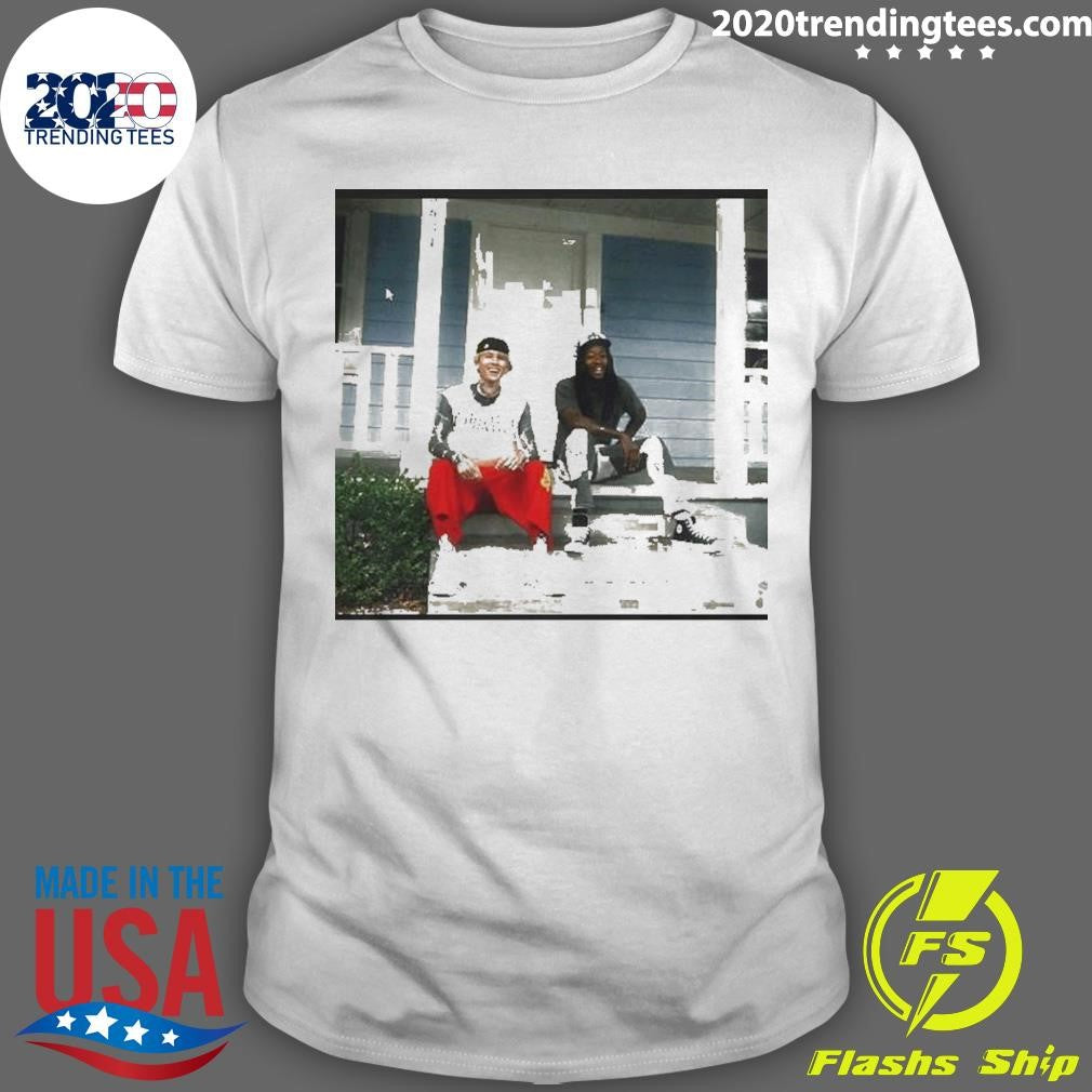 Machine Gun Kelly Mgk X Wiz Khalifa Blog Era Boyz Mixtape Cover Shirt