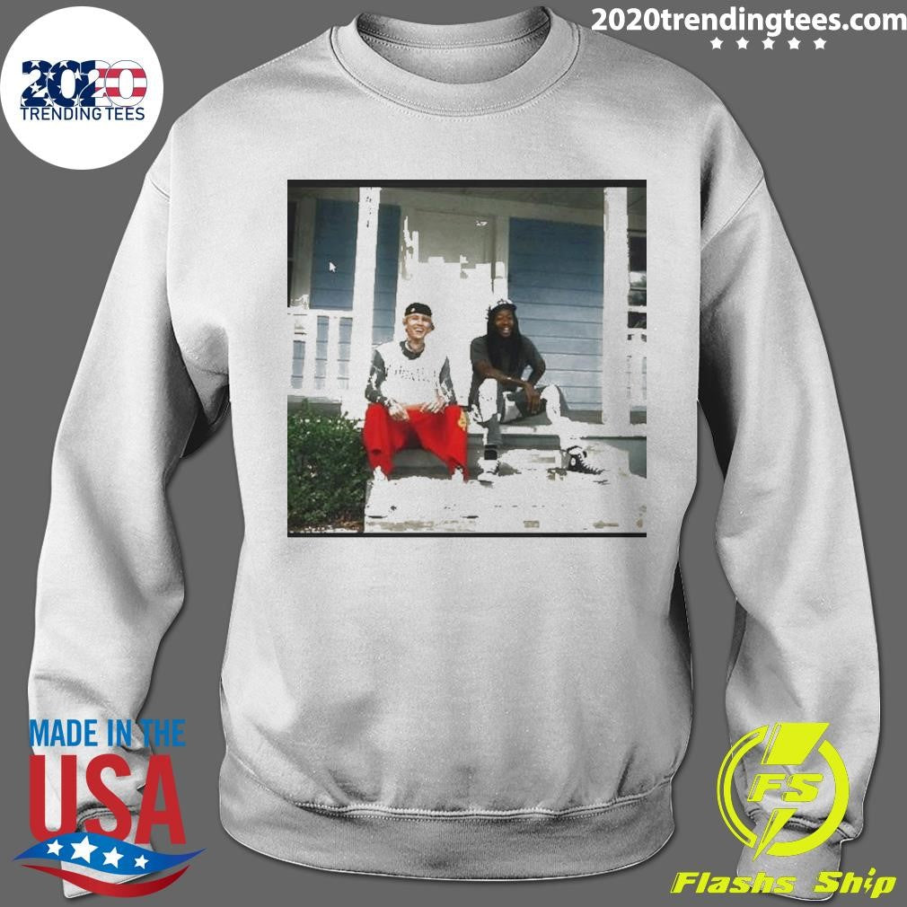 Machine Gun Kelly Mgk X Wiz Khalifa Blog Era Boyz Mixtape Cover Shirt