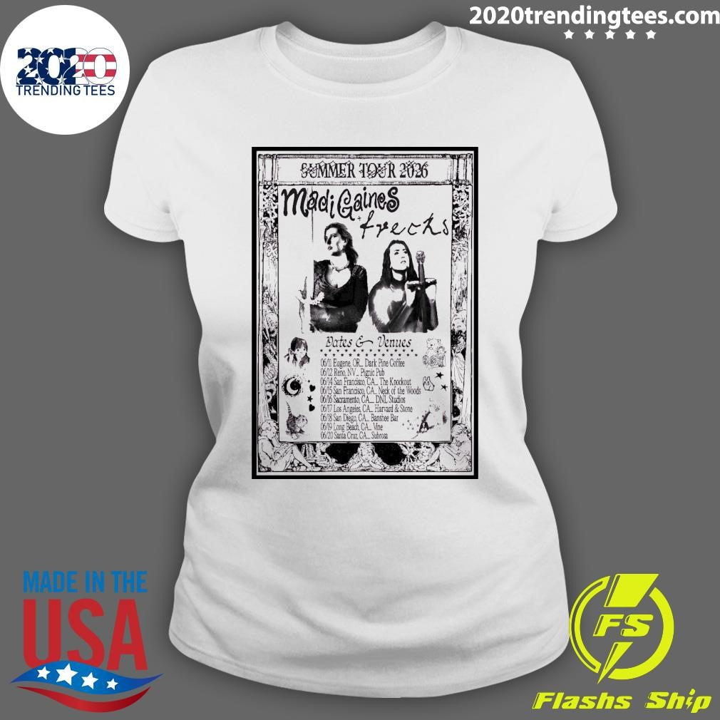Madi Gaines Summer 2026 Tour Shirt