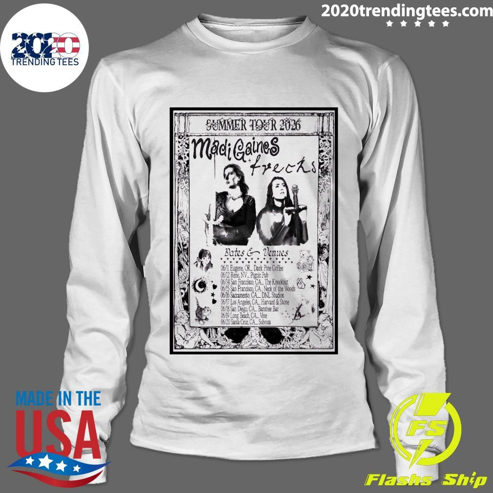 Madi Gaines Summer 2026 Tour Shirt