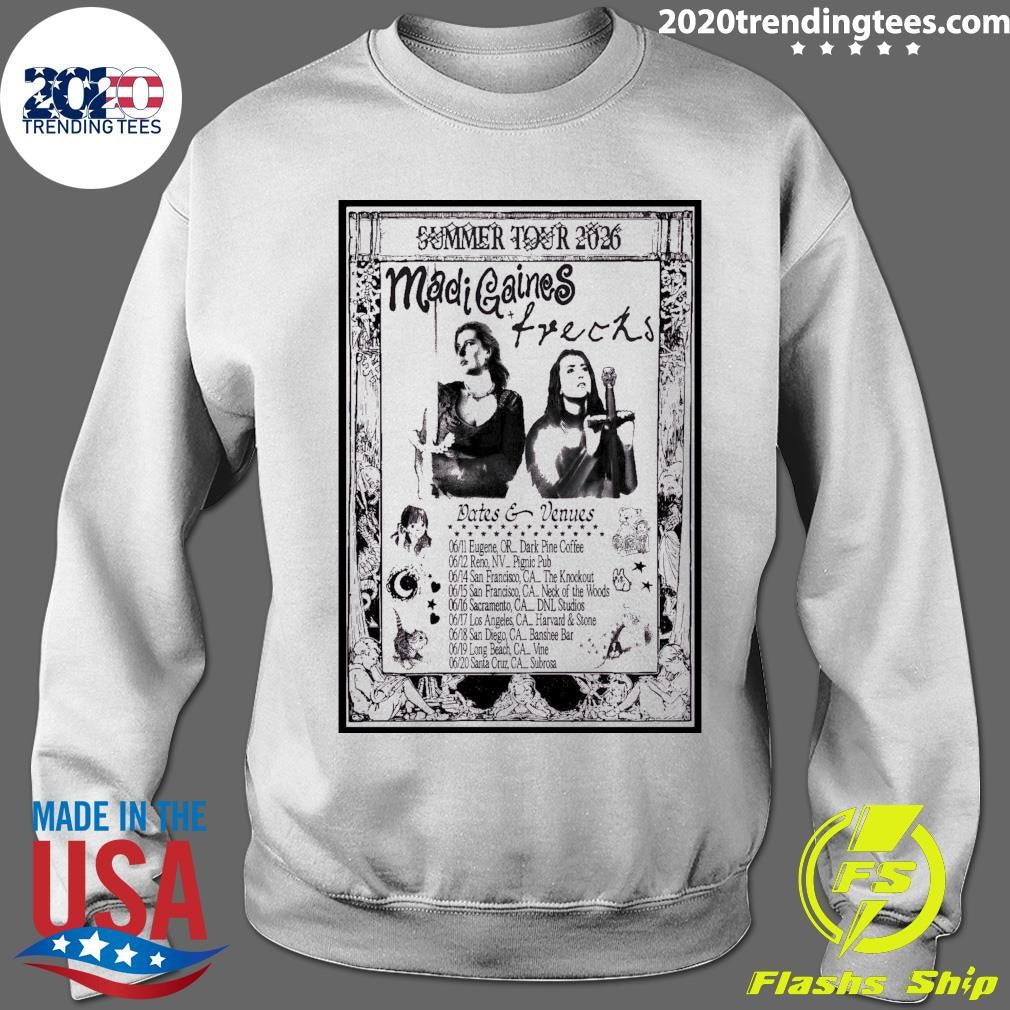 Madi Gaines Summer 2026 Tour Shirt