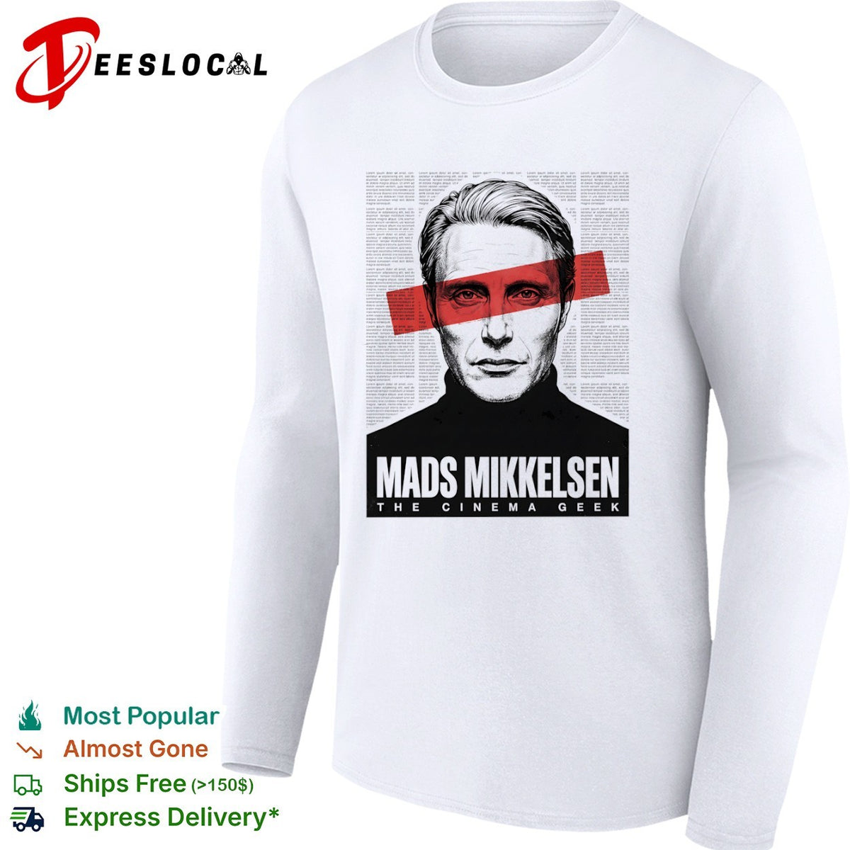 Mads Mikkelsen the Cinema Geek shirt